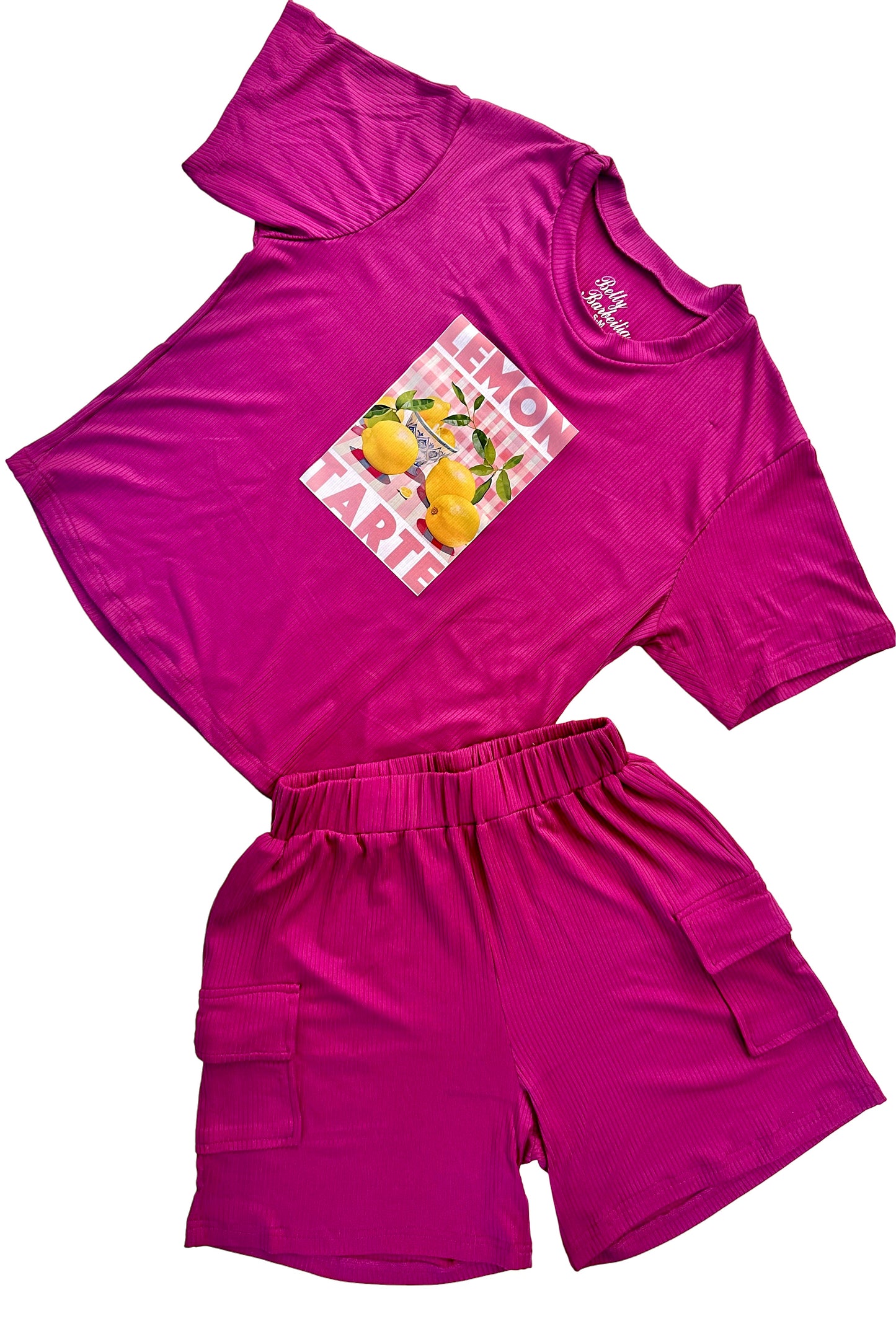 Conjunto Tropical Bugambilia - Blusa y Shorts
